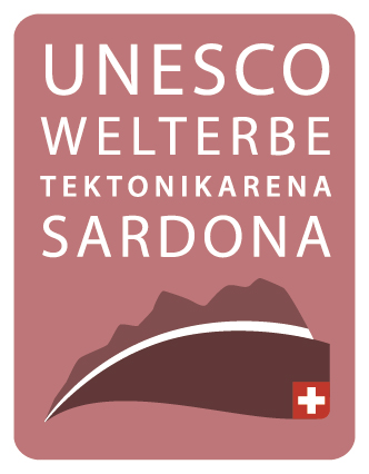 Logo UNESCO Welterbe Tektonikarena Sardona